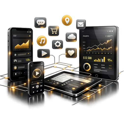 Mobile App Illustration